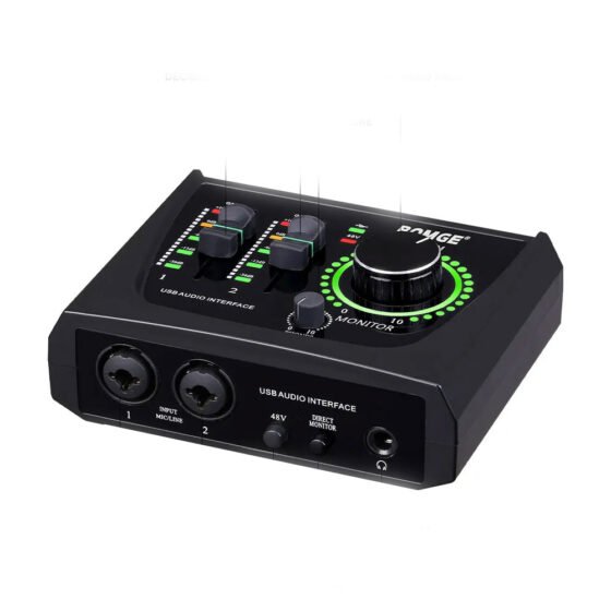BM16 2-Channel USB Audio Interface with 48V Phantom Power