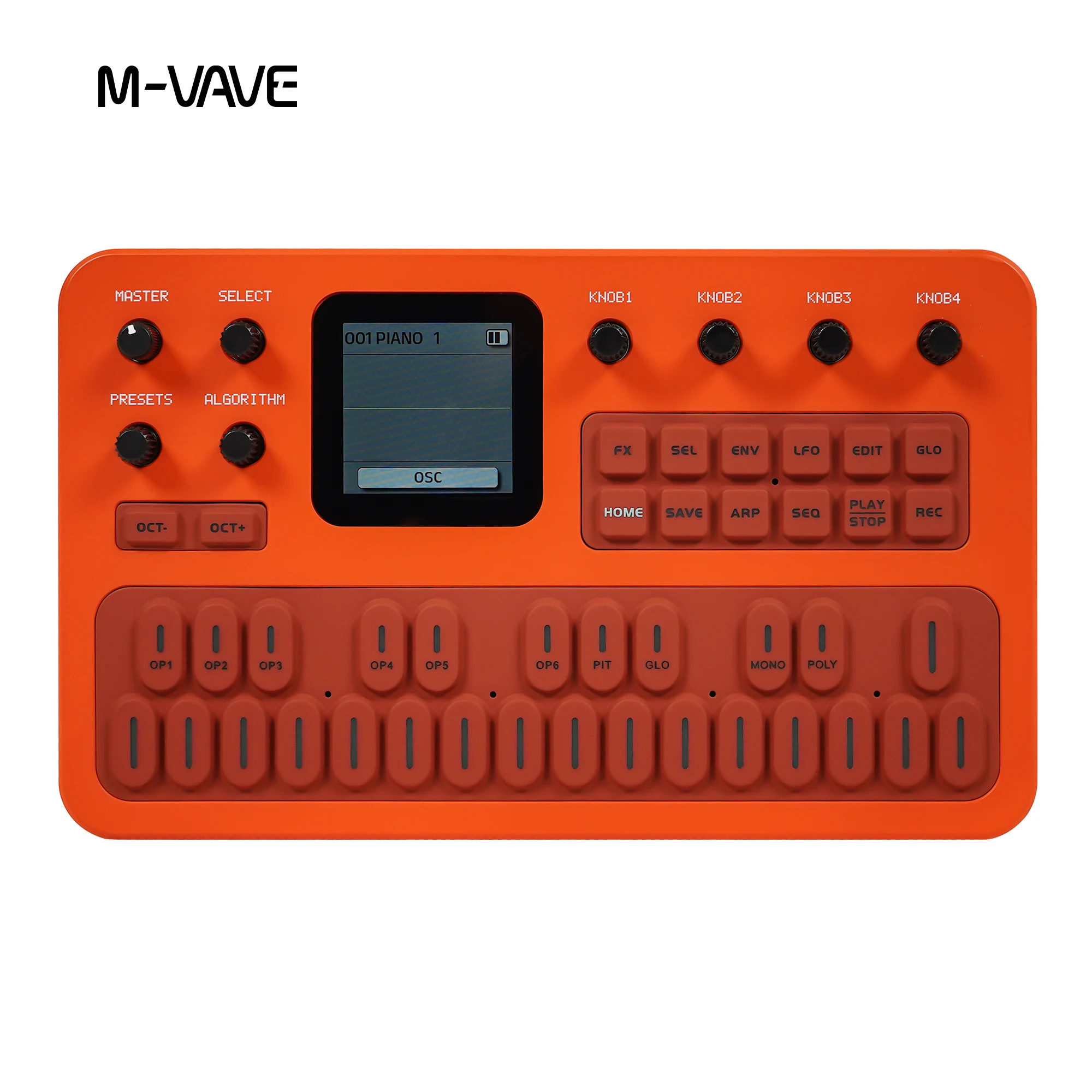 M-VAVE FM-1 Portable FM Synthesizer & MIDI Keyboard | 128 Sounds, Built-In Speaker, Bluetooth MIDI - Image 5