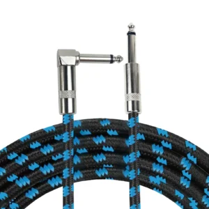 6.35mm Braided Guitar Cable 3m,TS Plug Audio Cable