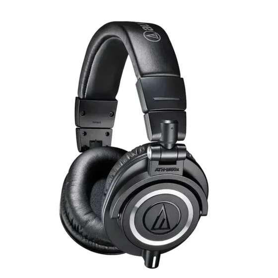 Audio-Technica ATH-M50x Professional Studio Monitor Headphones – Black