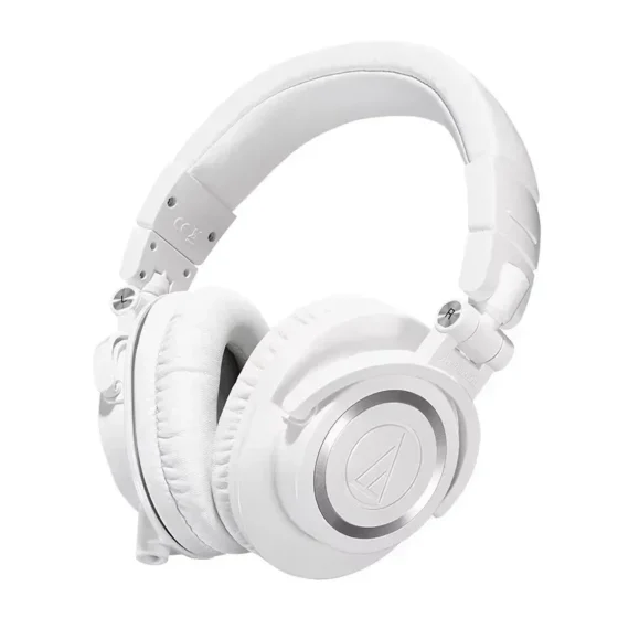 Audio-Technica ATH-M50x Professional Studio Headphones – White