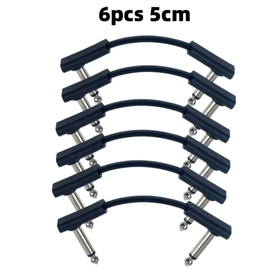 Mini Pedal Patch Cable Set for Compact Pedalboards 5cm