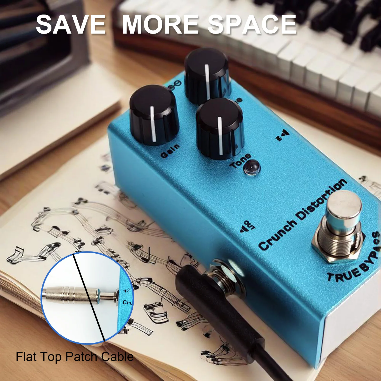 Mini Pedal Patch Cable Set for Compact Pedalboards 5cm - Image 5