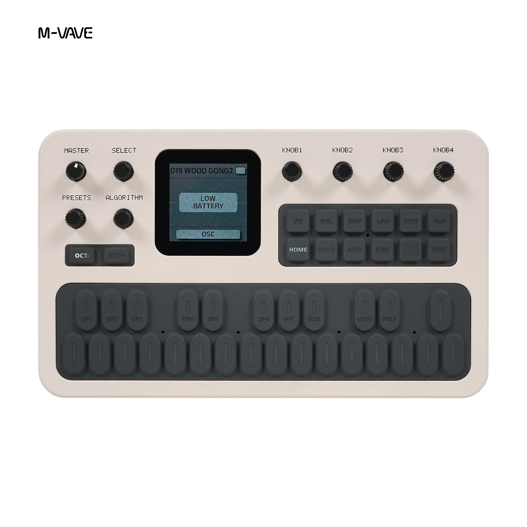 M-VAVE FM-1 Portable FM Synthesizer & MIDI Keyboard | 128 Sounds, Built-In Speaker, Bluetooth MIDI - Image 8