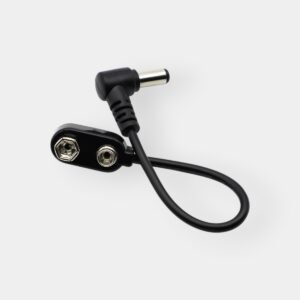 9V Battery Clip to DC Power Supply for Guitar Effects