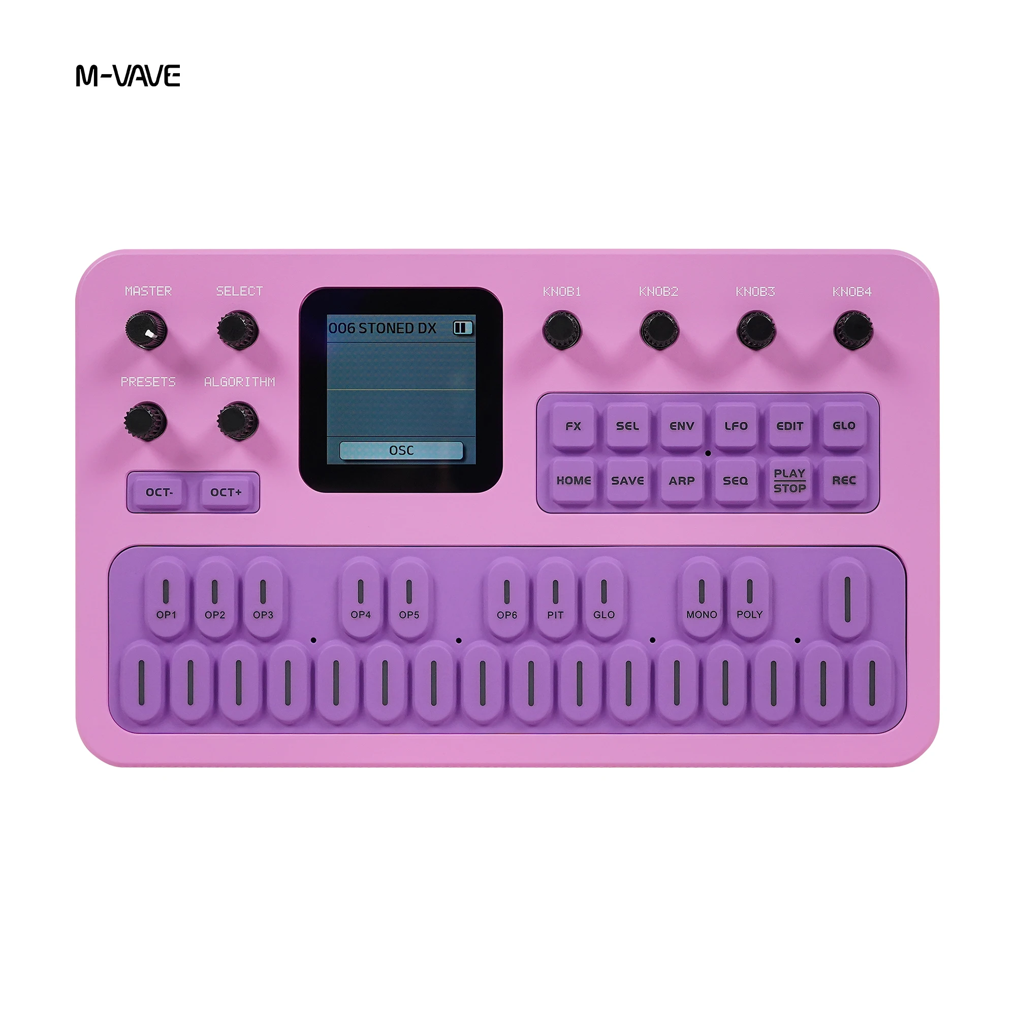 M-VAVE FM-1 Portable FM Synthesizer & MIDI Keyboard | 128 Sounds, Built-In Speaker, Bluetooth MIDI - Image 6