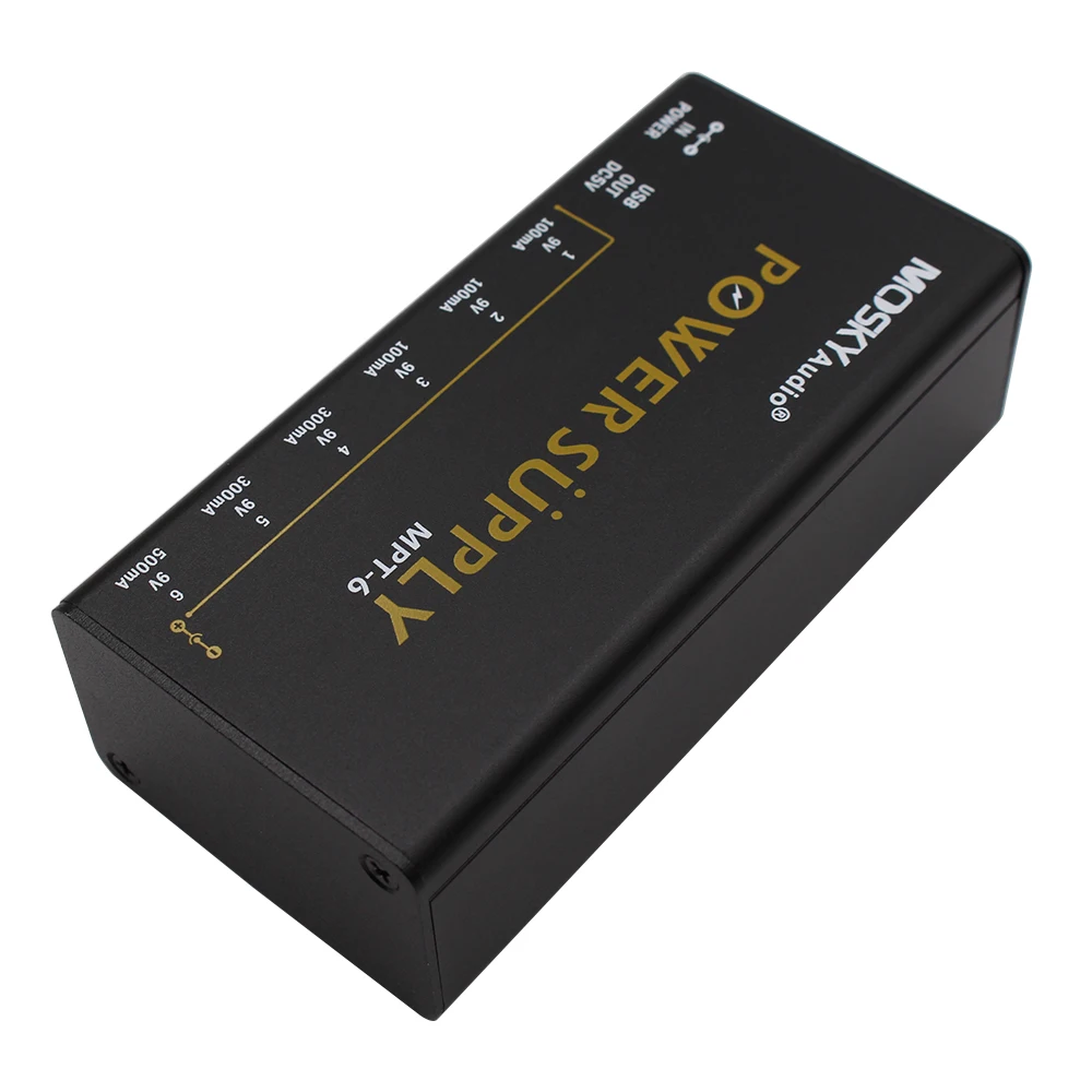 Mosky MPT-6 Guitar Pedal Power Supply with 6 DC Outputs with US adapter - Image 4