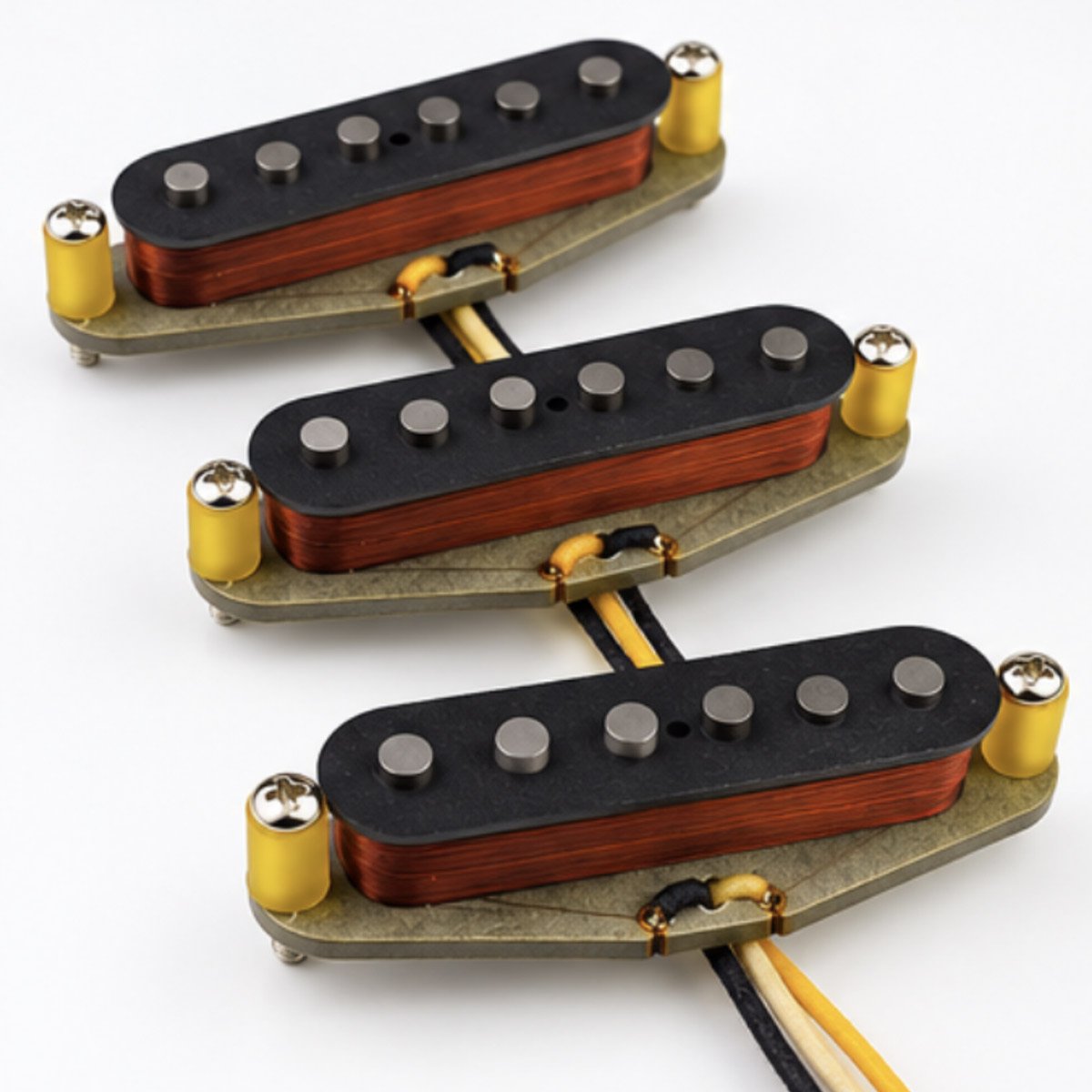 Vintage 1969 Stratocaster Pickup Set of 3 Alnico 5