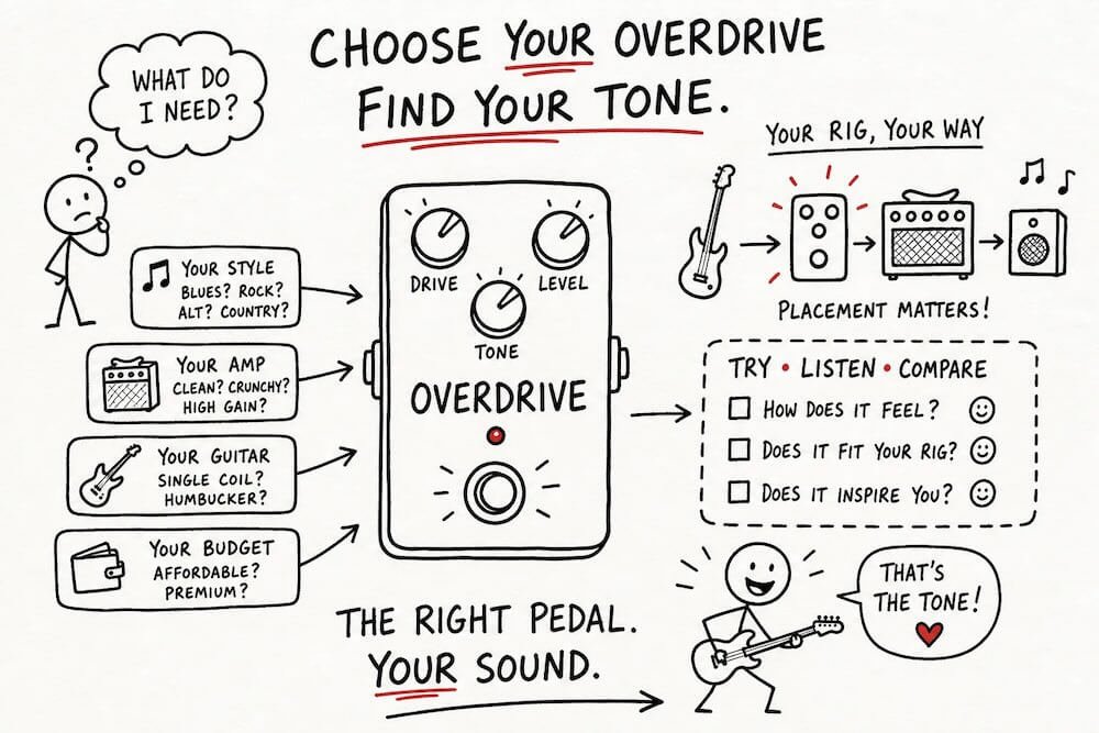 How to Choose the Right Overdrive Pedal for Your Tone and Rig