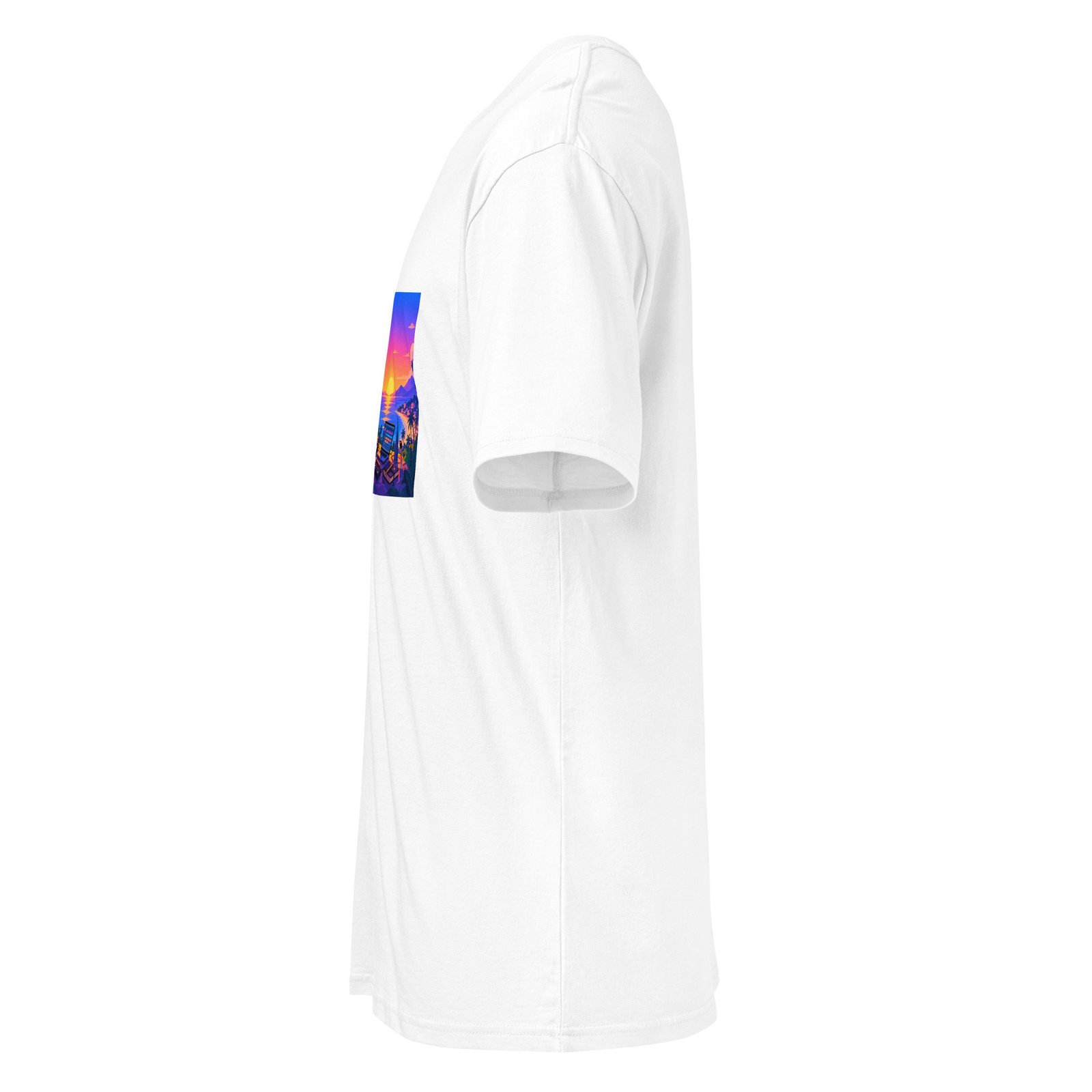 Uniqtone Sunset Wave Heavyweight Graphic Tee - Image 3