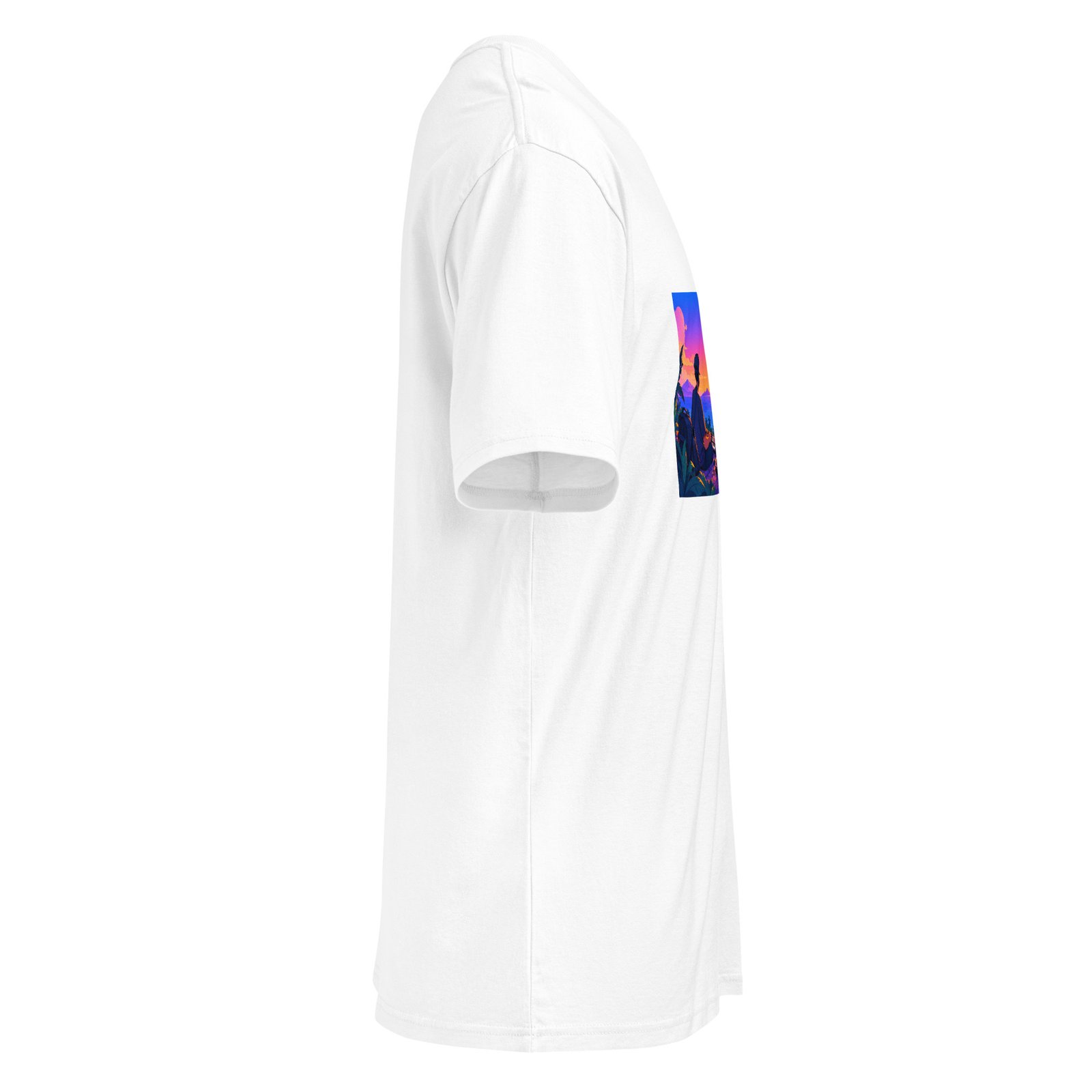 Uniqtone Sunset Wave Heavyweight Graphic Tee - Image 4
