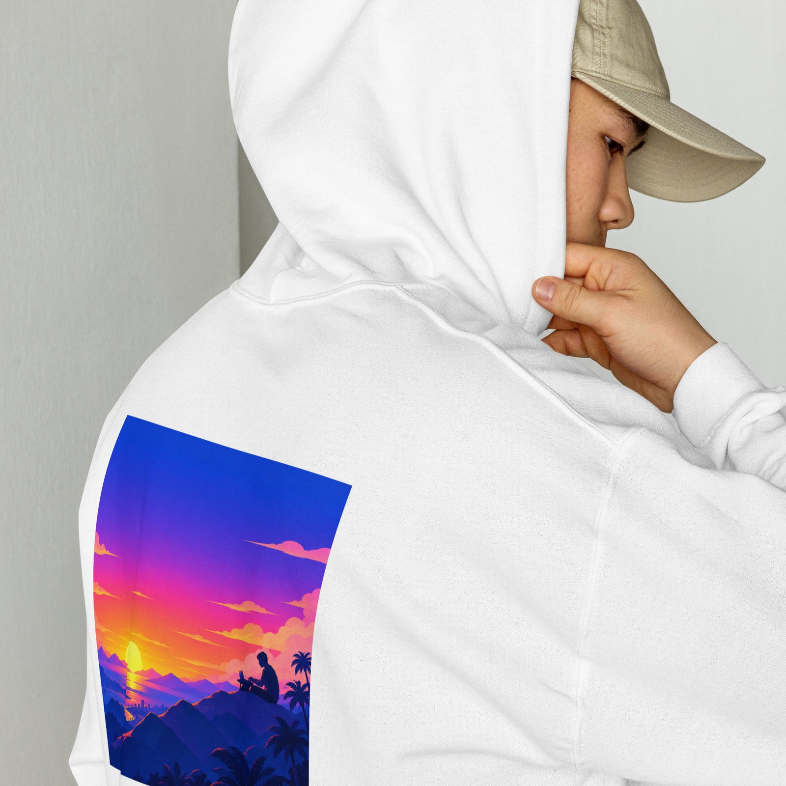 Uniqtone Nomad Producer Unisex Pullover Hoodie - Image 5